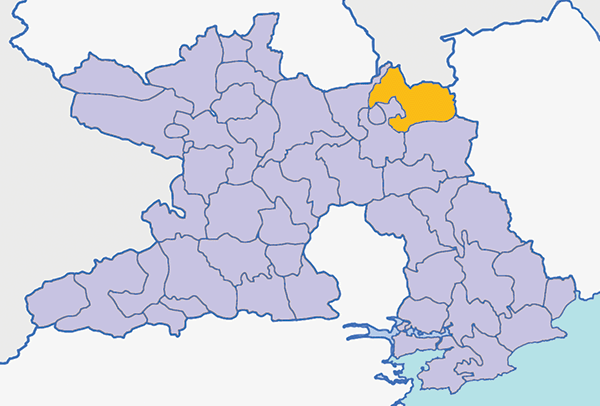 Location of Mitchelstown Parish in the Diocese of Cloyne
