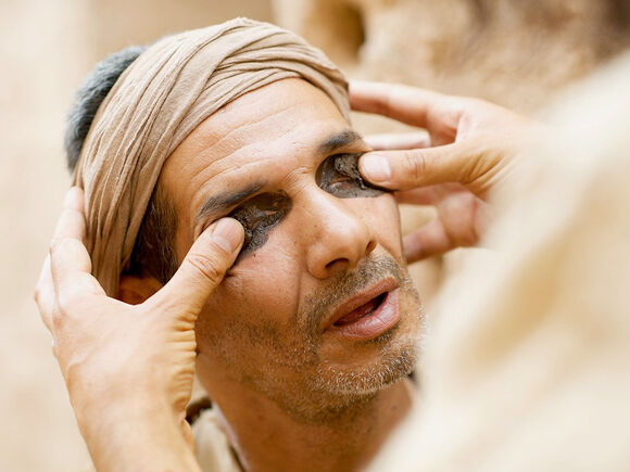 Jesus and the Samaritan woman at the well